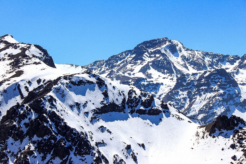 Naturaleza rock montaña nieve