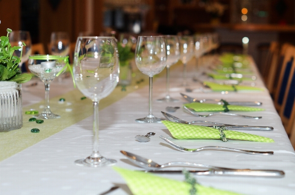 Table board wine glass Photo