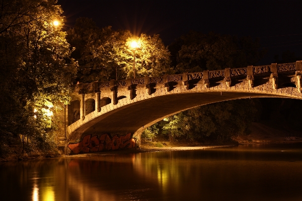 Light bridge night sunlight Photo