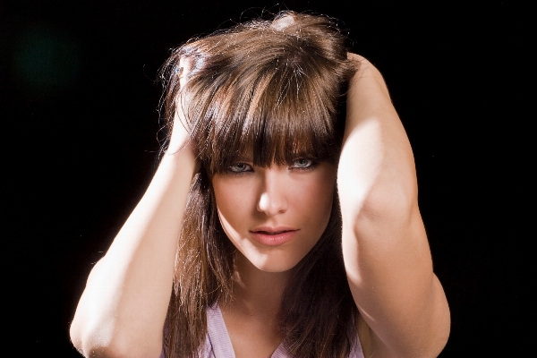 Girl woman hair photography Photo