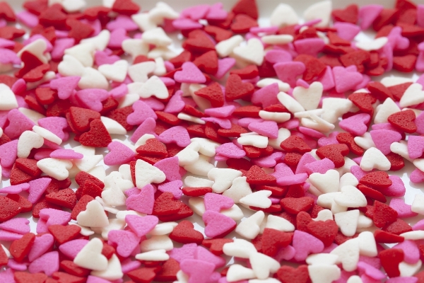 White flower petal love Photo