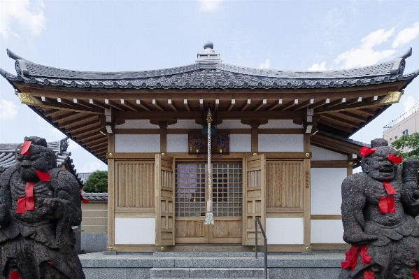 Landscape building red buddhism Photo