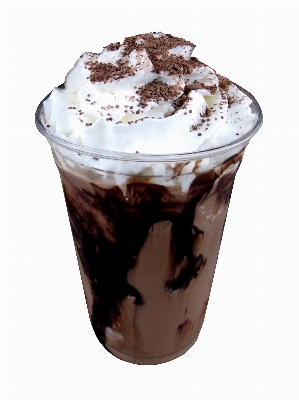 Cold coffee sweet glass Photo