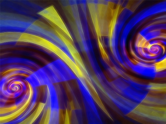 Light sunlight spiral wave Photo