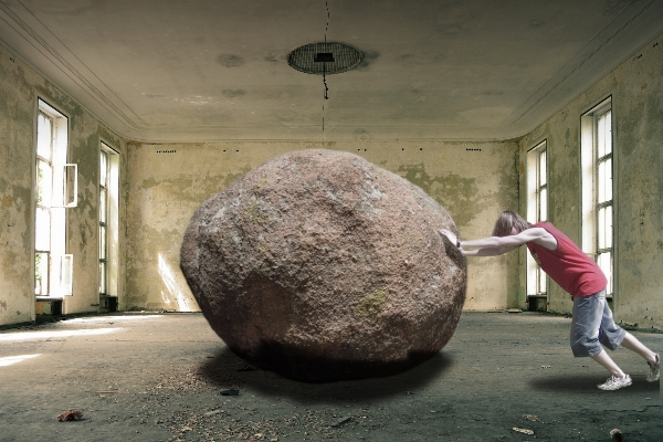 Arbeiten rock holz junge Foto