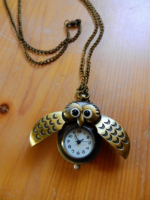 Montre chaîne hibou bijoux