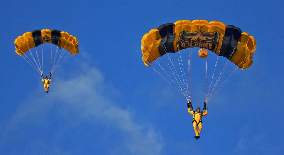 Wing sky military jumping