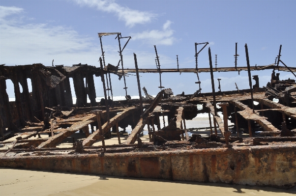 Beach sea dock wood Photo