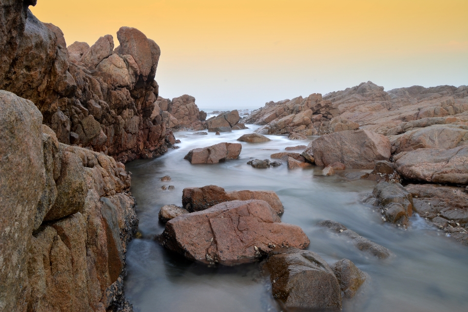 Beach landscape sea coast