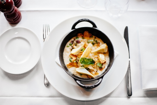 Restaurant rustic bowl dish Photo