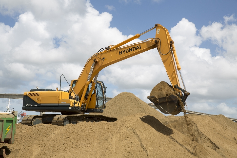 Areia asfalto
 construção veículo