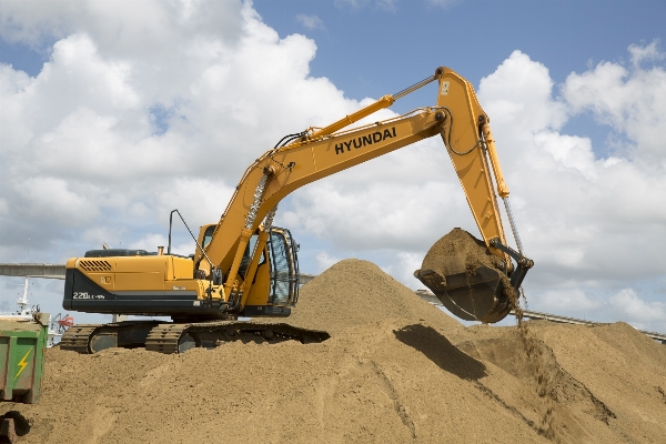 Sand asphalt construction vehicle Photo