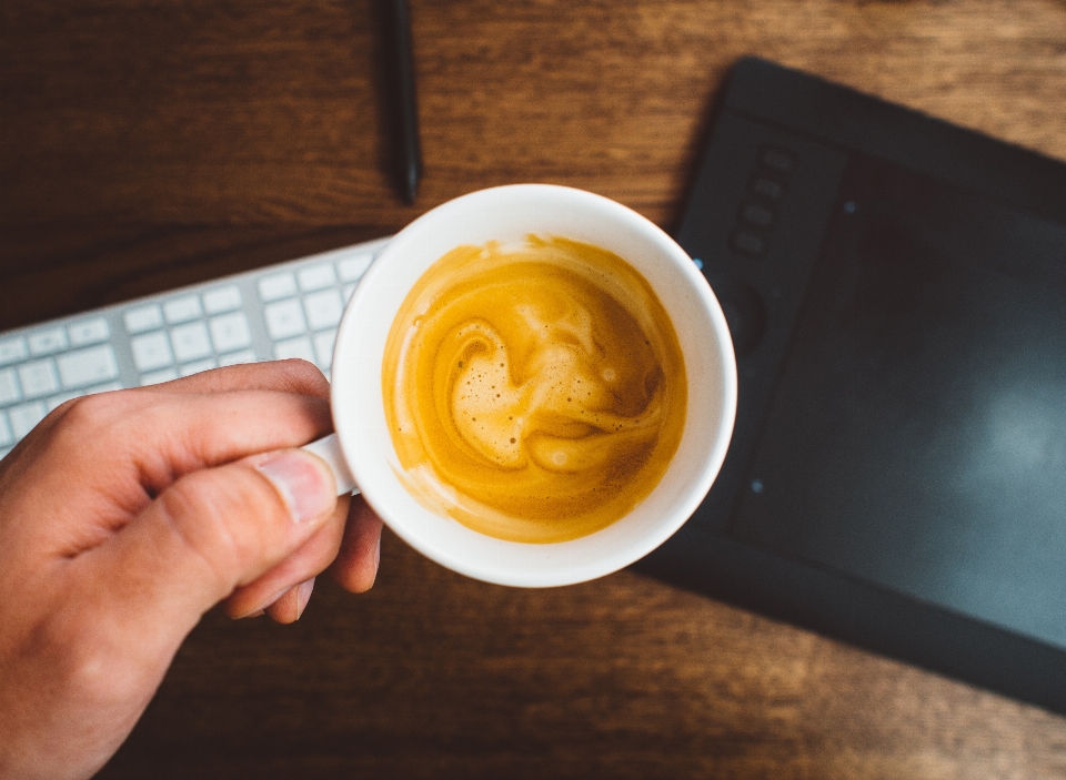 Café mañana taza alimento