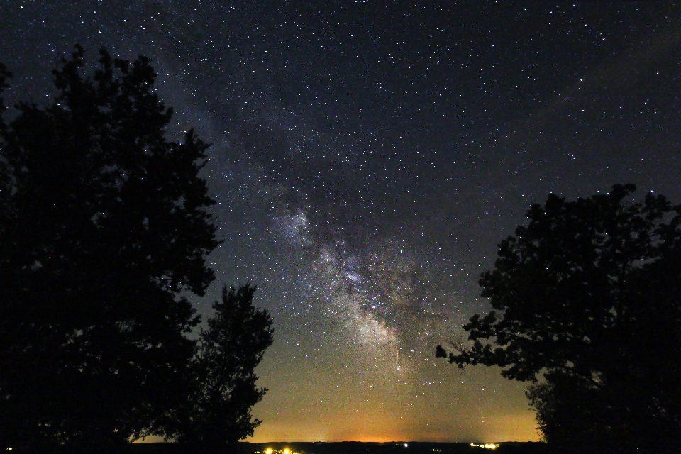 Cielo notte stella atmosfera