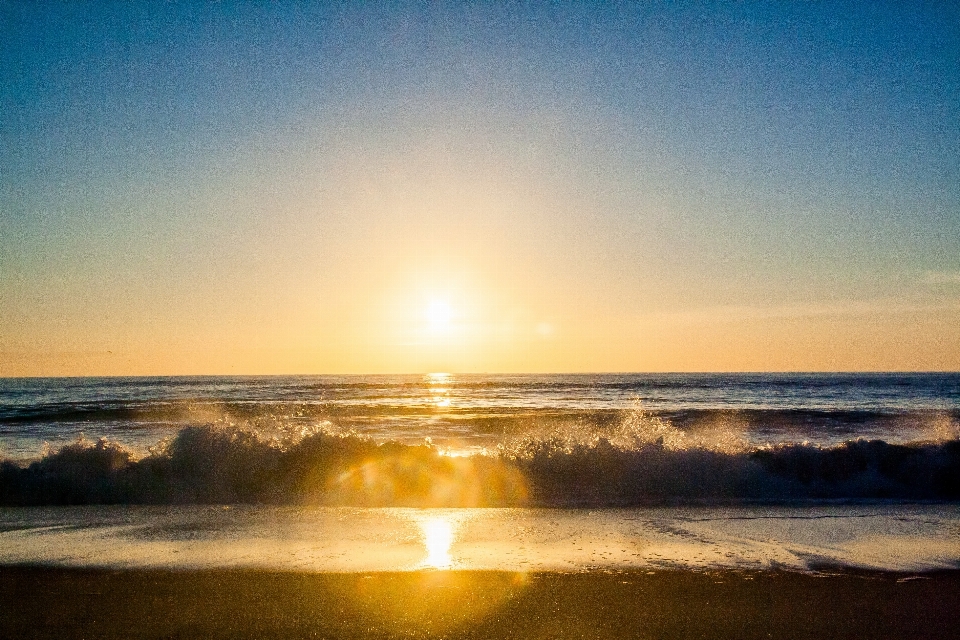 Plage mer côte sable