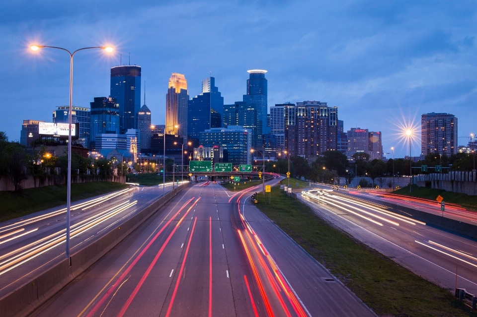 Horizon sunset road skyline