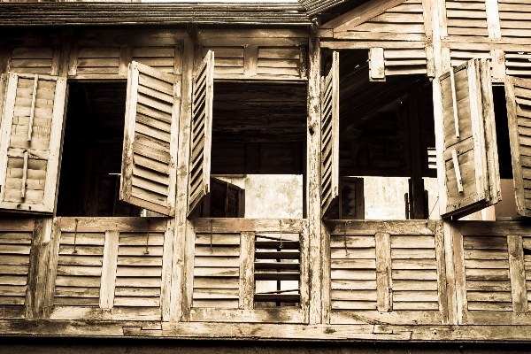 Architecture wood house window Photo