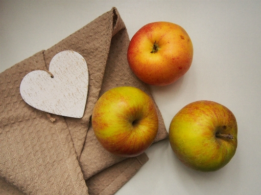 Apple anlage frucht herz Foto