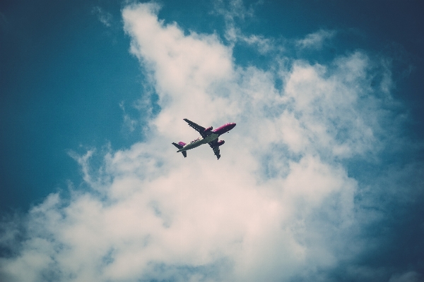 Wing cloud sky travel Photo