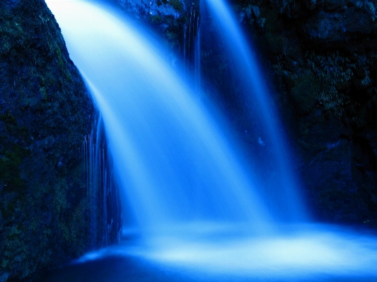 Water waterfall light night Photo