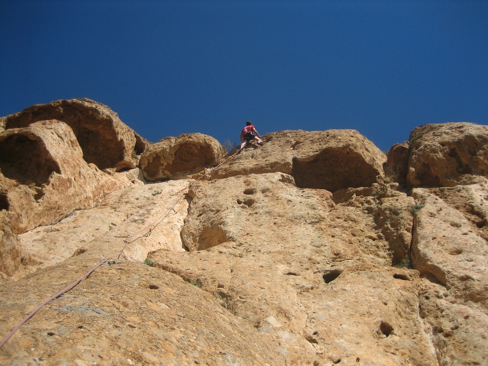 Lanskap rock gunung olahraga