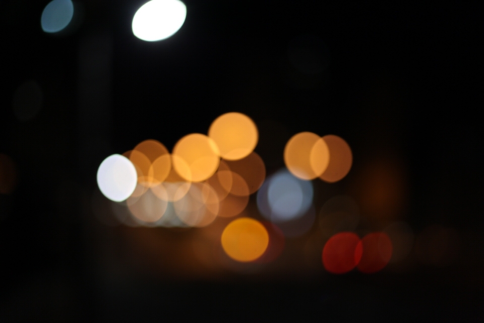 ışık bokeh
 gece atmosfer