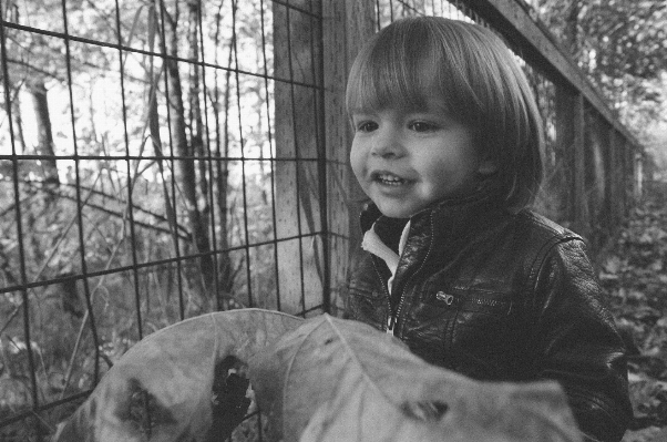 Photo Personne froid hiver noir et blanc
