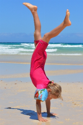 Beach sea sand ocean Photo