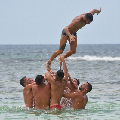 Man beach sea people Photo