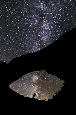 Landscape rock wilderness silhouette Photo