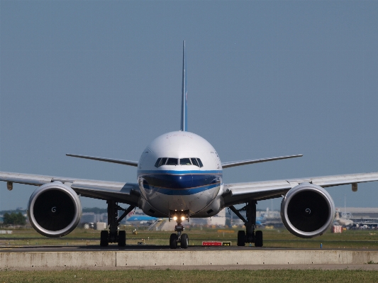 Wing airport airplane aircraft Photo