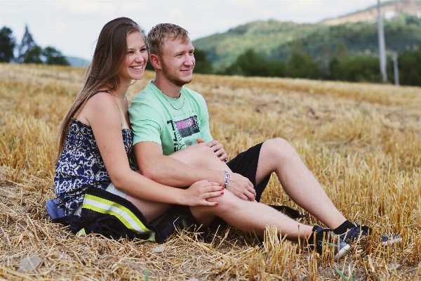 Nature grass person people Photo