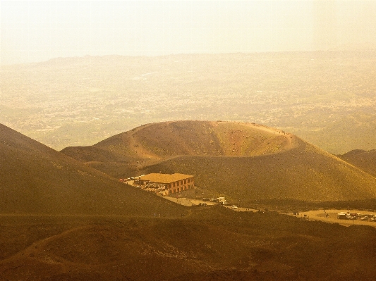 Landscape horizon mountain sunrise Photo