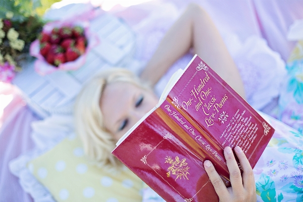 Hand book read woman Photo