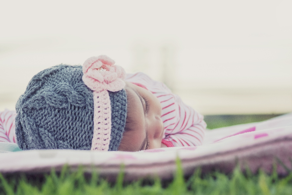 Flower young sleeping small