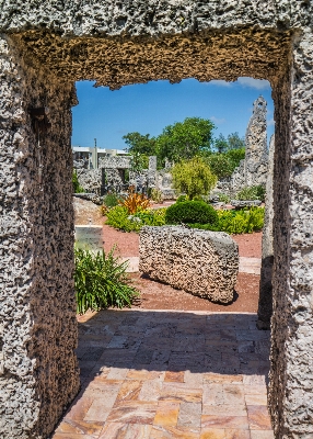 Landscape rock architecture house Photo