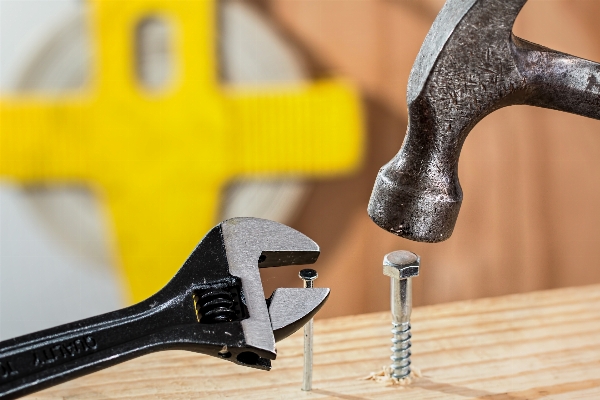 Hand guitar tool leg Photo