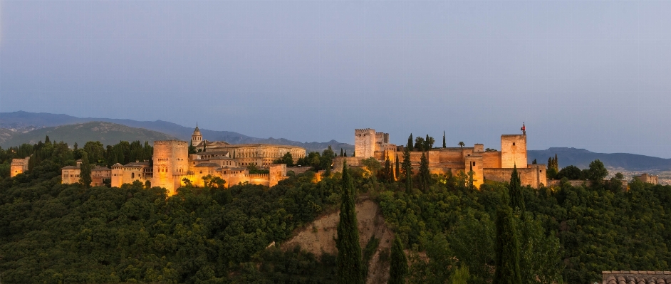 Architecture skyline hill town Photo