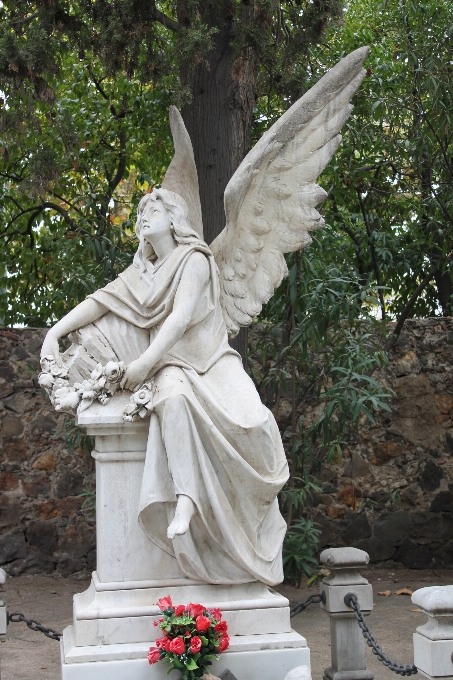 Monument statue heaven cemetery