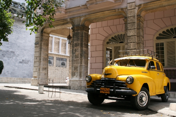 Car vehicle auto yellow Photo