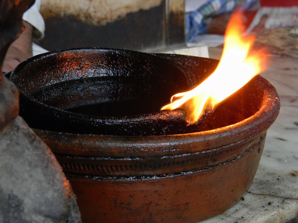 Fête cuisson lampe spirituel
