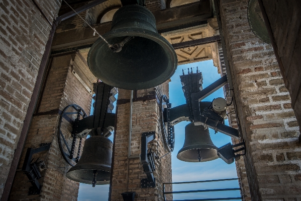 Building bell tower blue Photo