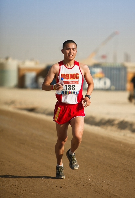 Man outdoor person running