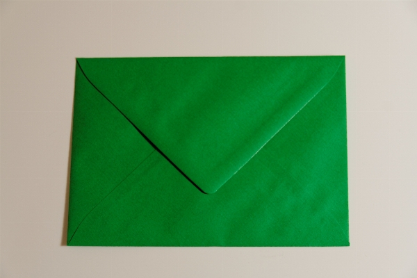 Foto Correo
 verde papel material