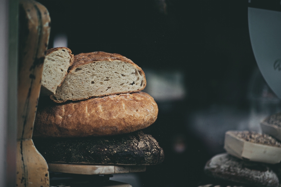 Rock food baking bread