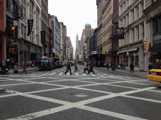 Pedestrian architecture road street Photo