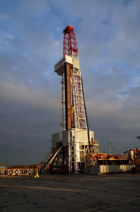 Evening vehicle tower landmark