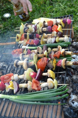 Outdoor summer dish meal Photo