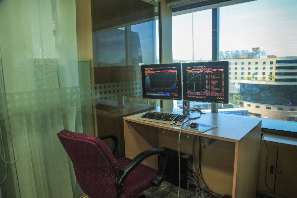 Desk work screen table Photo