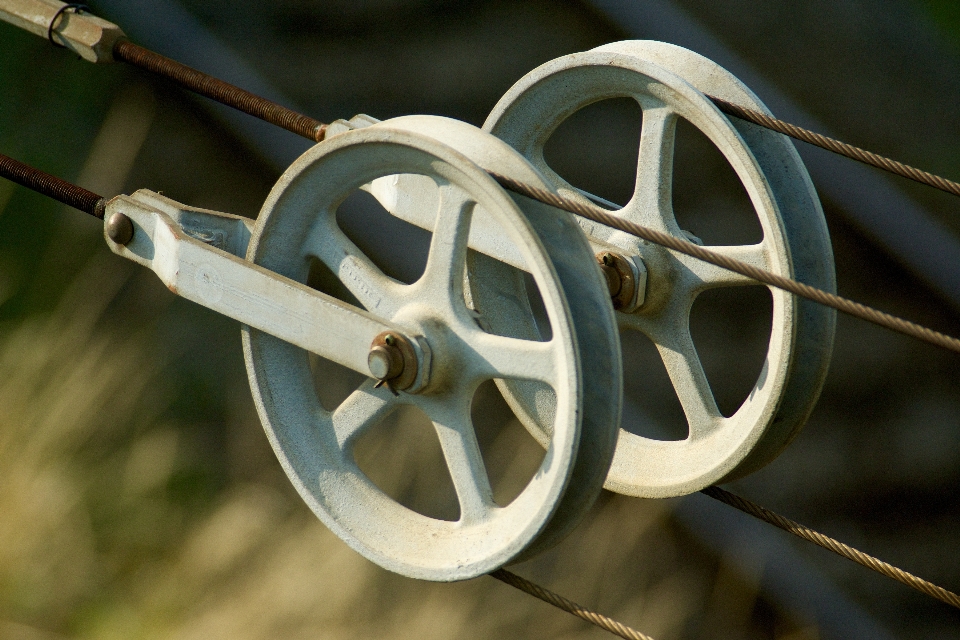 Lumière technologie roue vert